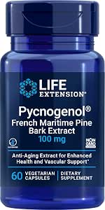 Amazon.com: Life Extension Pycnogenol French Maritime Pine Bark Extract ...