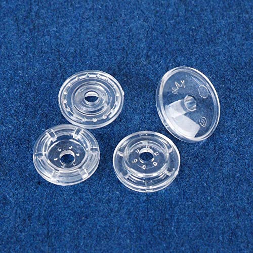 Pacote Botão Rita De Pressão Tic Tac Tamanho 12 100un Branco - Ideal Para Roupas De Bebê Bolsas Cart