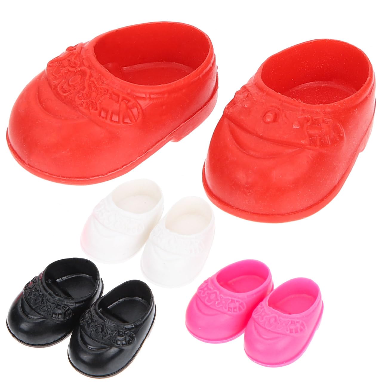 Alasum 20 Pares Zapatos De Muñeca En Miniatura Zapatos Mini Decorativos para Casas De Muñecas Accesorios De Juguete para Niños 1.02X0.59X1.96In Mini Modelos De En Miniatura