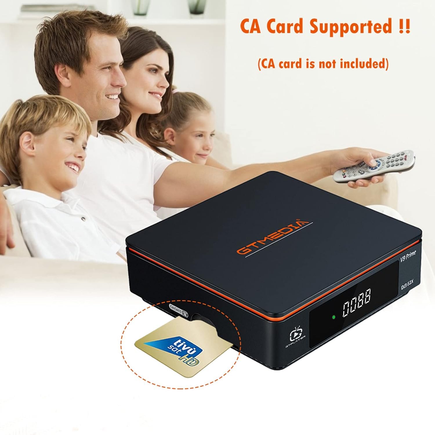 V9 Prime numérique Satellite récepteur H.265 FTA Jouer Gratuitement dv b-S/S2/S2X 10 Bits HEVC intégré Carte de Support WiFi 2.4G, Biss défilement Automatique.