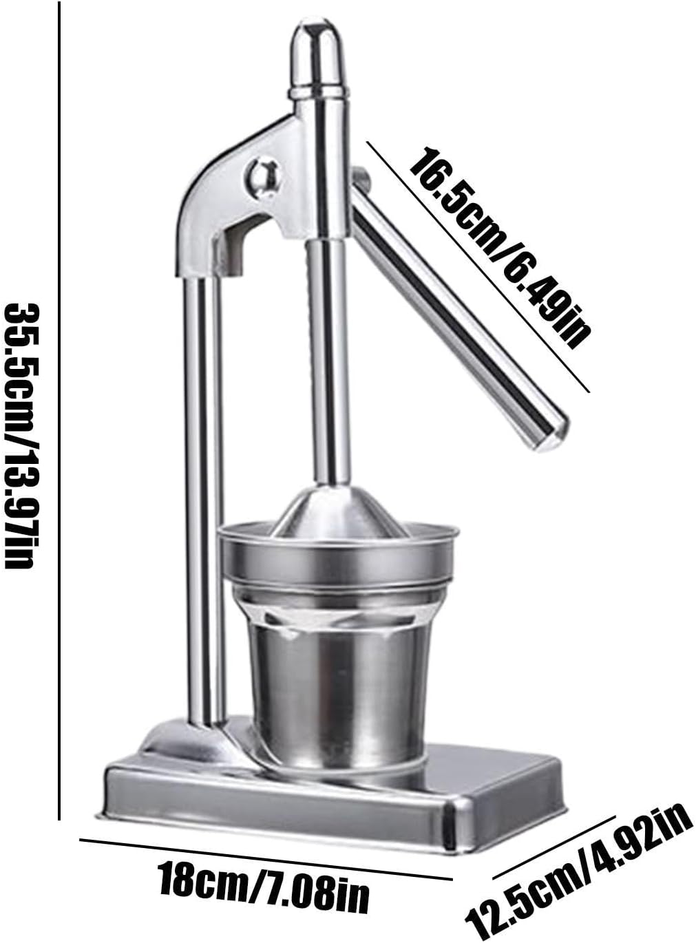 Lemon Juicer, Manual Citrus Press Juicer Machine, Hand Lemon Squeezer Extractor, Kitchen Juice Maker Tool for Lime Orange Grapefruit Home Restaurant