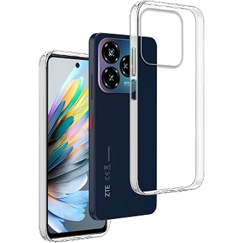 REY Transparent Silicone TPU Case for ZTE Blade V60 Design - Blade A75 - Blade V60 VITA, Mobile Phone Case Premium Scratch-Re