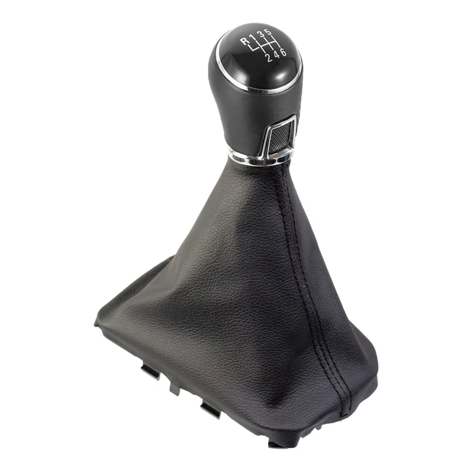 EFDDTBHE Compatible with Seat for Ibiza 6F for Arona KJ 2017-2025 Gear Shift Knob Five Six Speed Manual Transmission LHD Drivers Shifter Handle(6Speed)