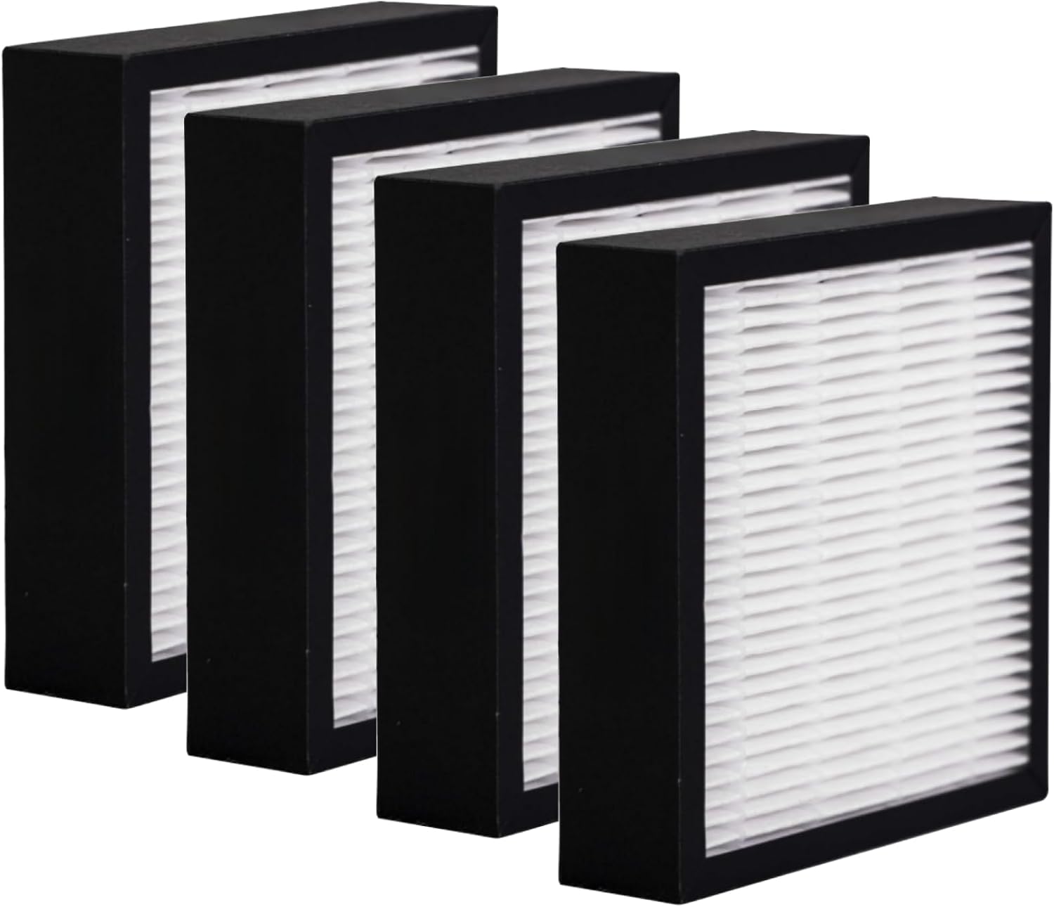 4 Pack F1715HE5 Replaceement Filter for Hunter HT1715 Air Purifier, 2 in 1, H13 True HEPA with Activated Carbon
