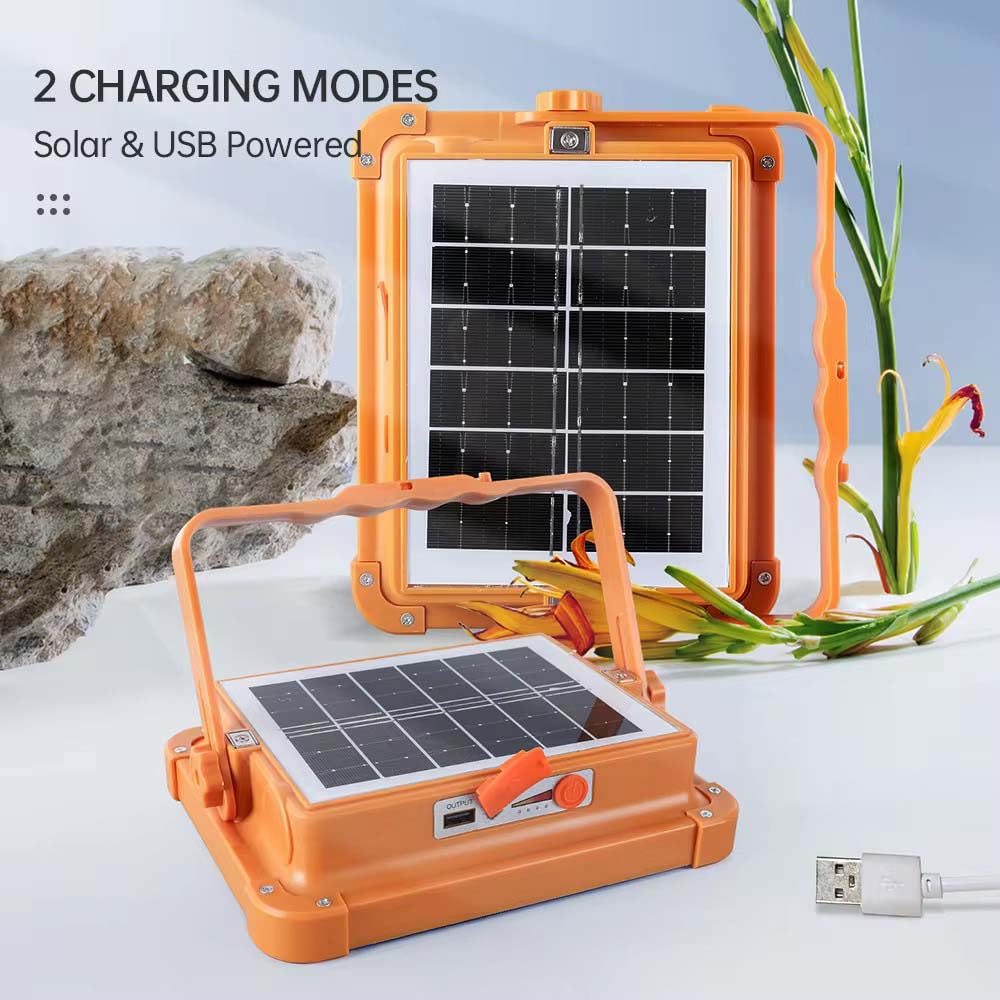 GlowBase Solar Flood Light - 100W Rechargeable -2 GlowBase Solar Flood Light - 100W Rechargeable -2
