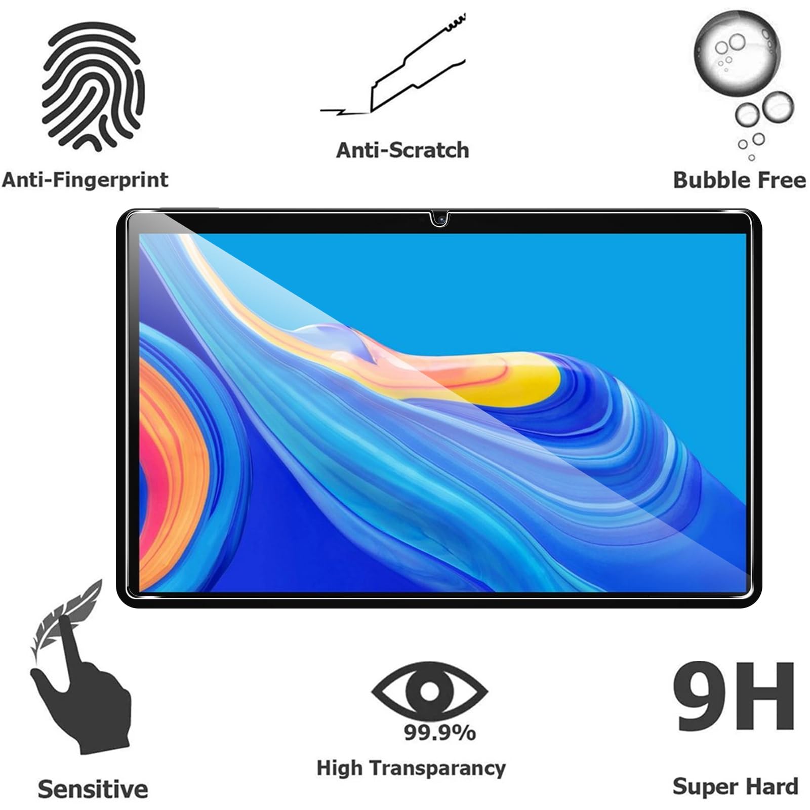 Doogee U11 Pro Bildschirmschutz 9H gehärtetes Glas 2er Pack Test - Dettaglio