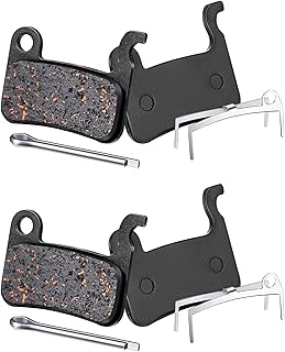 Bicycle Disc Brake Pads, 2 Pairs Bike Disk Brake Pads Compatible with XTR M975, M966, M596, Saint M800, XT 765, Hone M601, SLX M665, LX 585, Deore M545, M535, R-505, S-500, M975, M775
