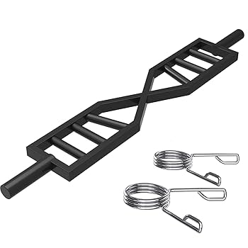 Amazon | 140 cmオリンピック バーベルシャフト,50mm鋼wシャフト