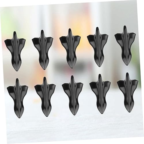 Miniatura 2 de Vaguelly 10 piezas de aleta de coche aletas de tiburón aletas de coche Antena de coche Aleta de antena de coche Aleta decorativa de techo de