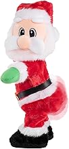 ITODA Twerking Santa Claus Singing Dancing Christmas Electric Santa Claus Toy Red Christmas Figurine Stuffed Plush Doll Music Toy Figure Toy for Kids