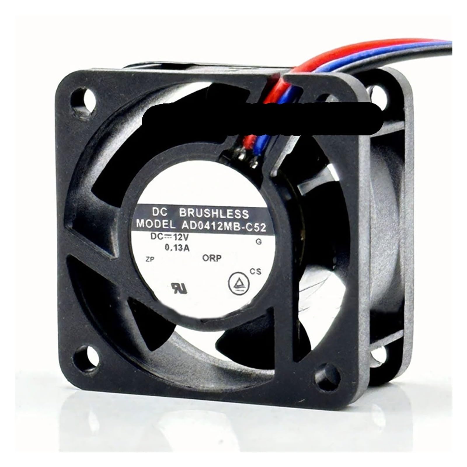 YLPWKMVZ Axial cooling fan AD0412MB-C52 12VDC 0.13A 40 * 40 * 20mm 3pin Compact Server