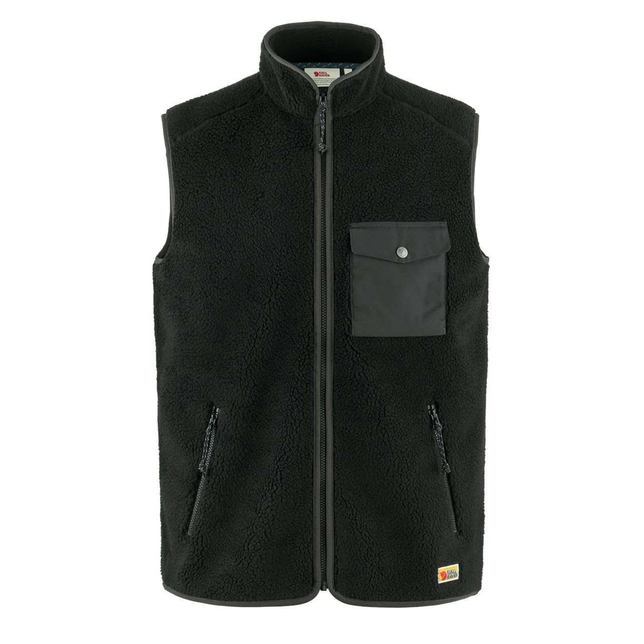 Fjällräven Men Vardag Pile Fleece Vest M Black-Dark Grey S