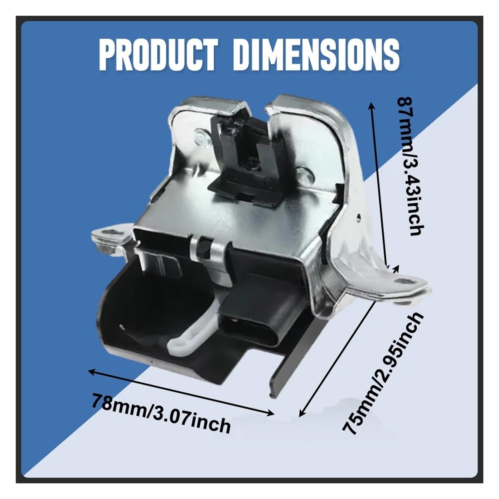 Serratura Portellone Serratura Attuatore Portellone Posteriore A 4 Pin Per Seat Alhambra 2011 2012 2013 2014 2015 2016 2017 2018 7P0827505