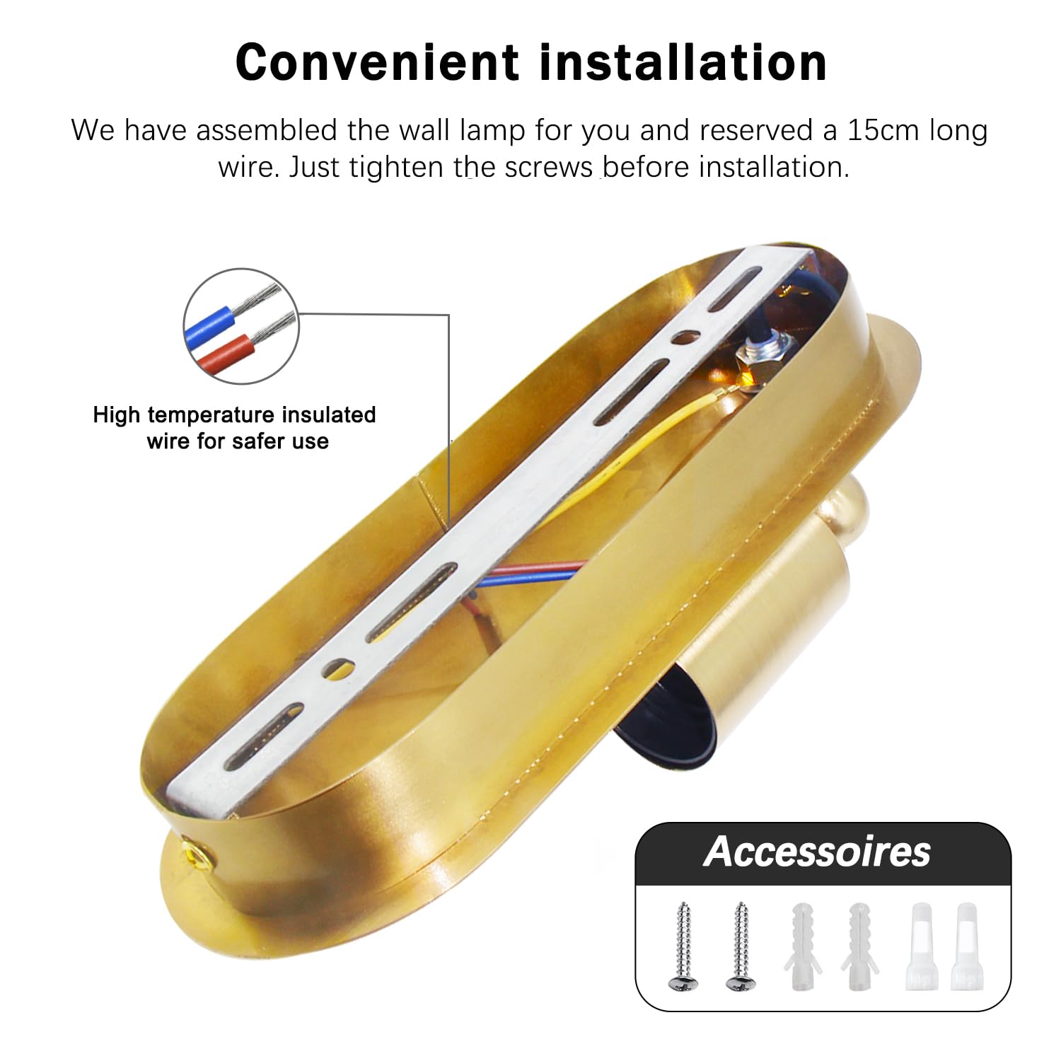 Wall Sconces Set Of 2 Industrial Wall Light Vintage Sconce Lamp Adjustable Lamp Rustic Metal Wire Cage Wall Lamp Shade Edison Style Antique Light Fixture (No Bulb) (Bronze Color Deck Box