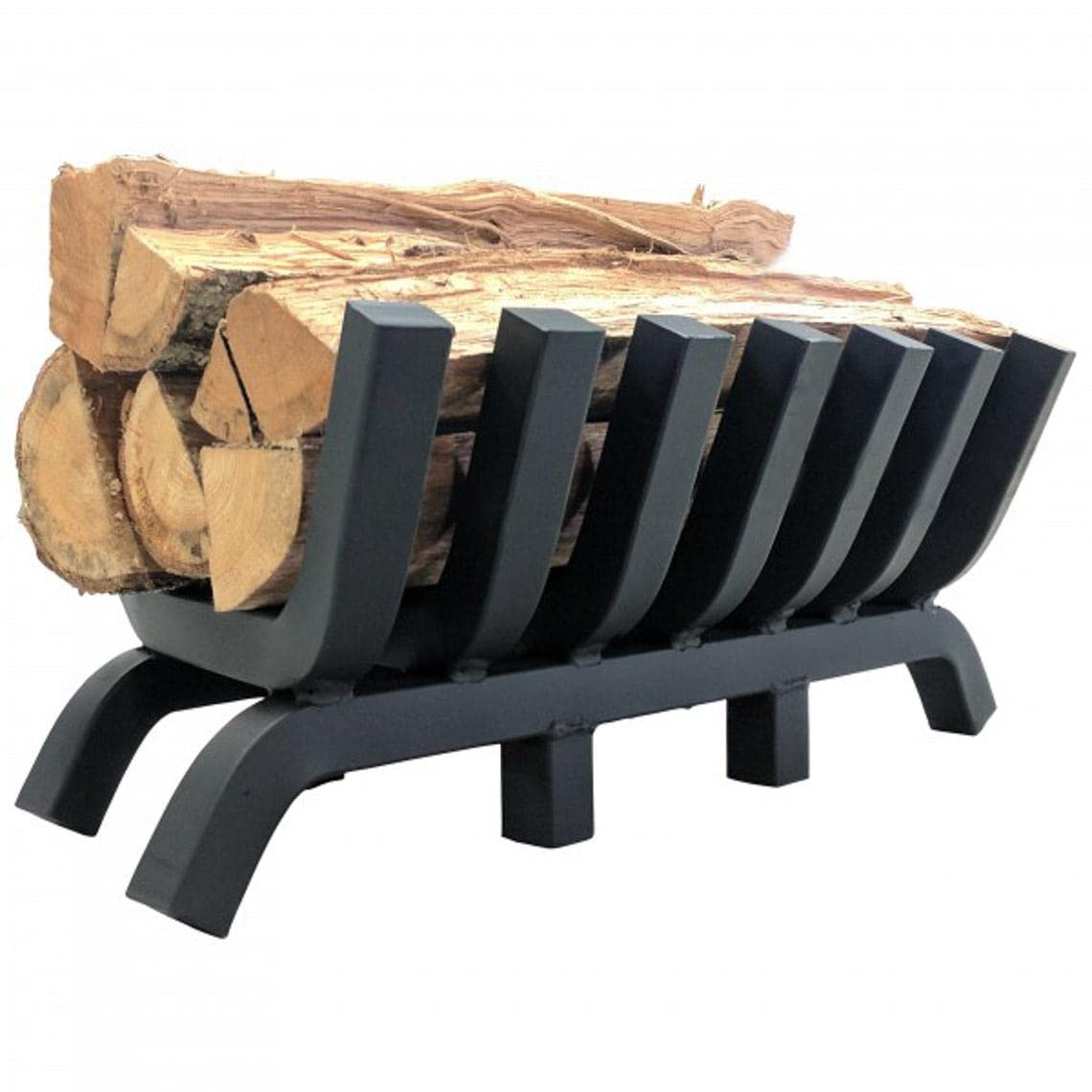 Amazon.com: TITAN GREAT OUTDOORS 24in Fireplace Grate, Heavy Duty 1.25in  Thick Steel Rungs, Elevated Log Wood Chimney Grate, Burning Fireplace and  Firepits : Home u0026 Kitchen