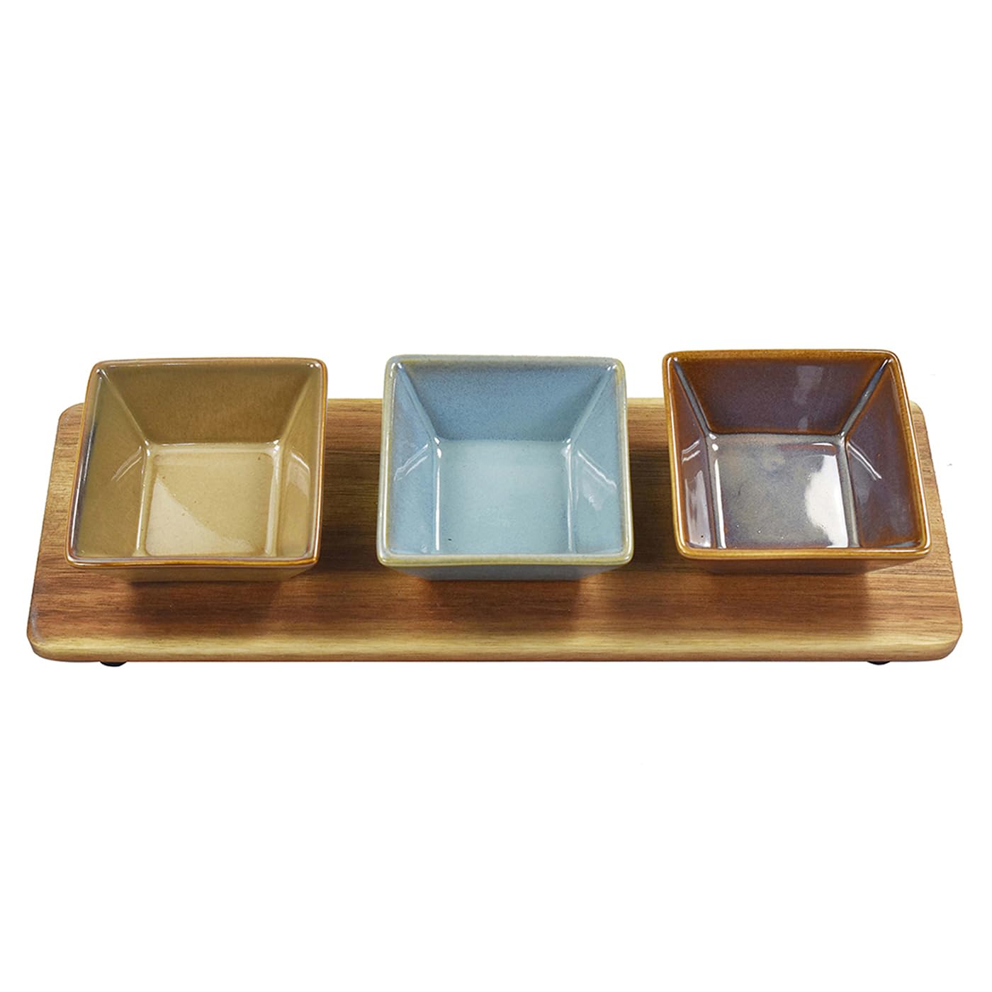 Lesser & Pavey Elements 3 Snack On Tray Square | Serving Platter | LP72832