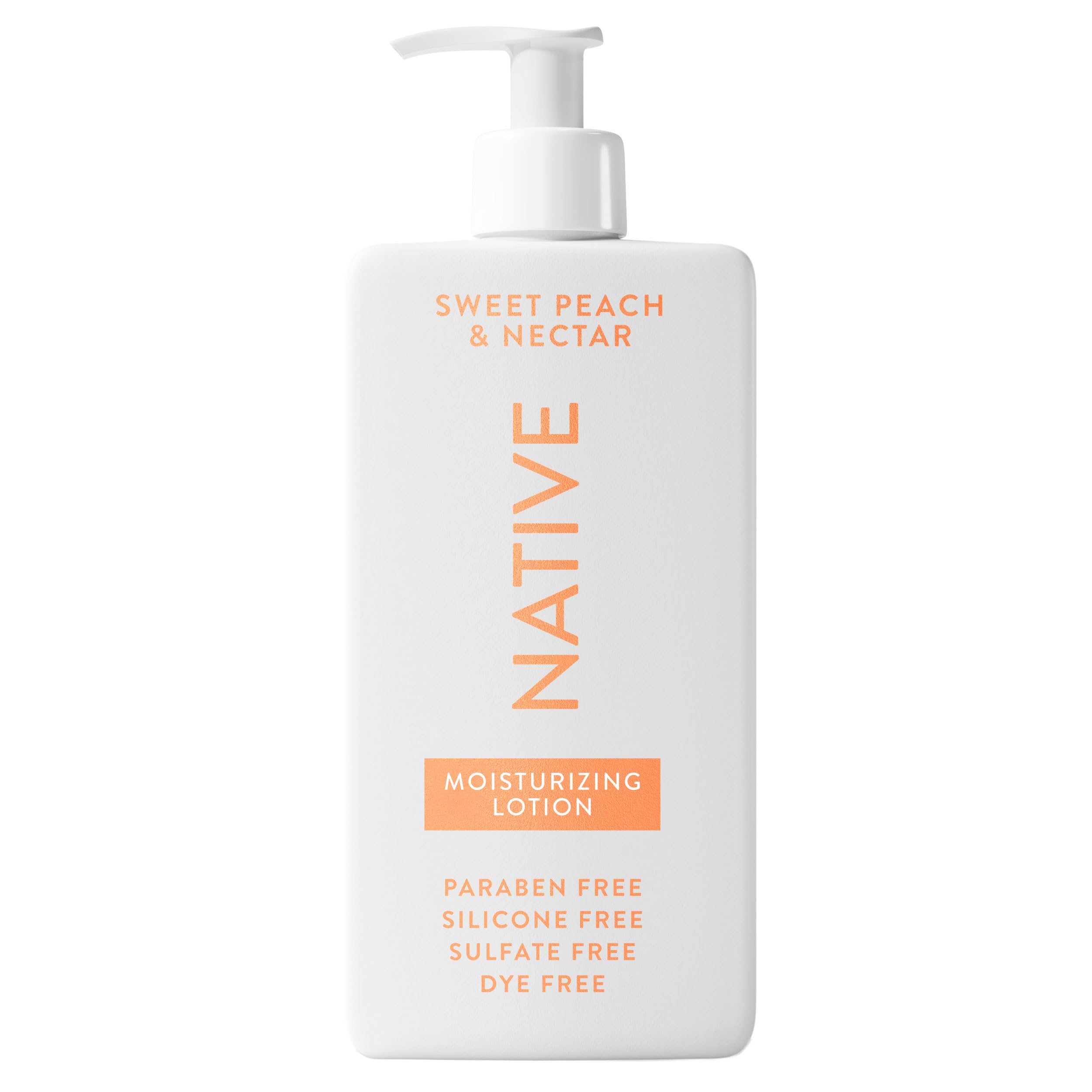 Native Body Lotion Contains Naturally Derived Plant-Based Moisturizers for Women and Men | Restores Dry Skin, Peach & Nectarine, 16.5 fl oz