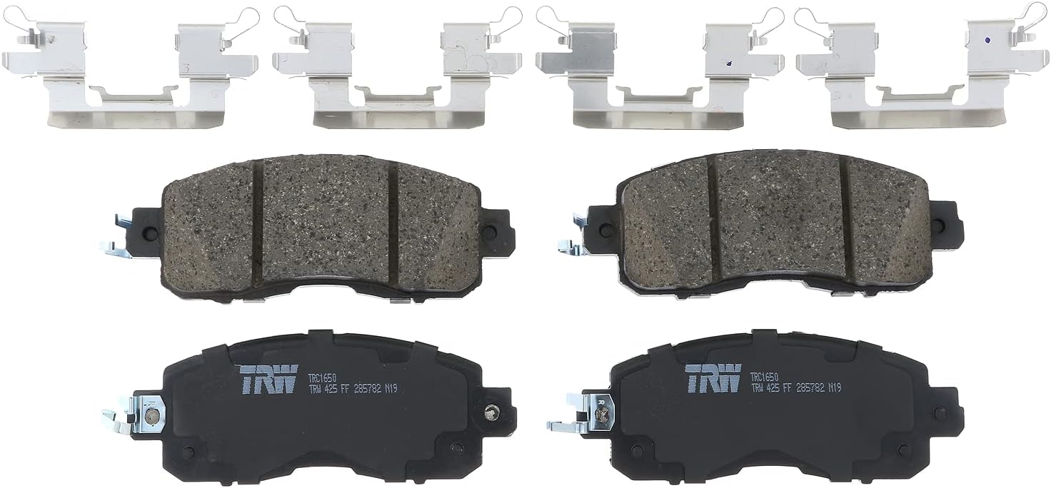TRW Pro TRC1650 Disc Brake Pad Set For Nissan Altima 2013-2019, Front, And Other Applications