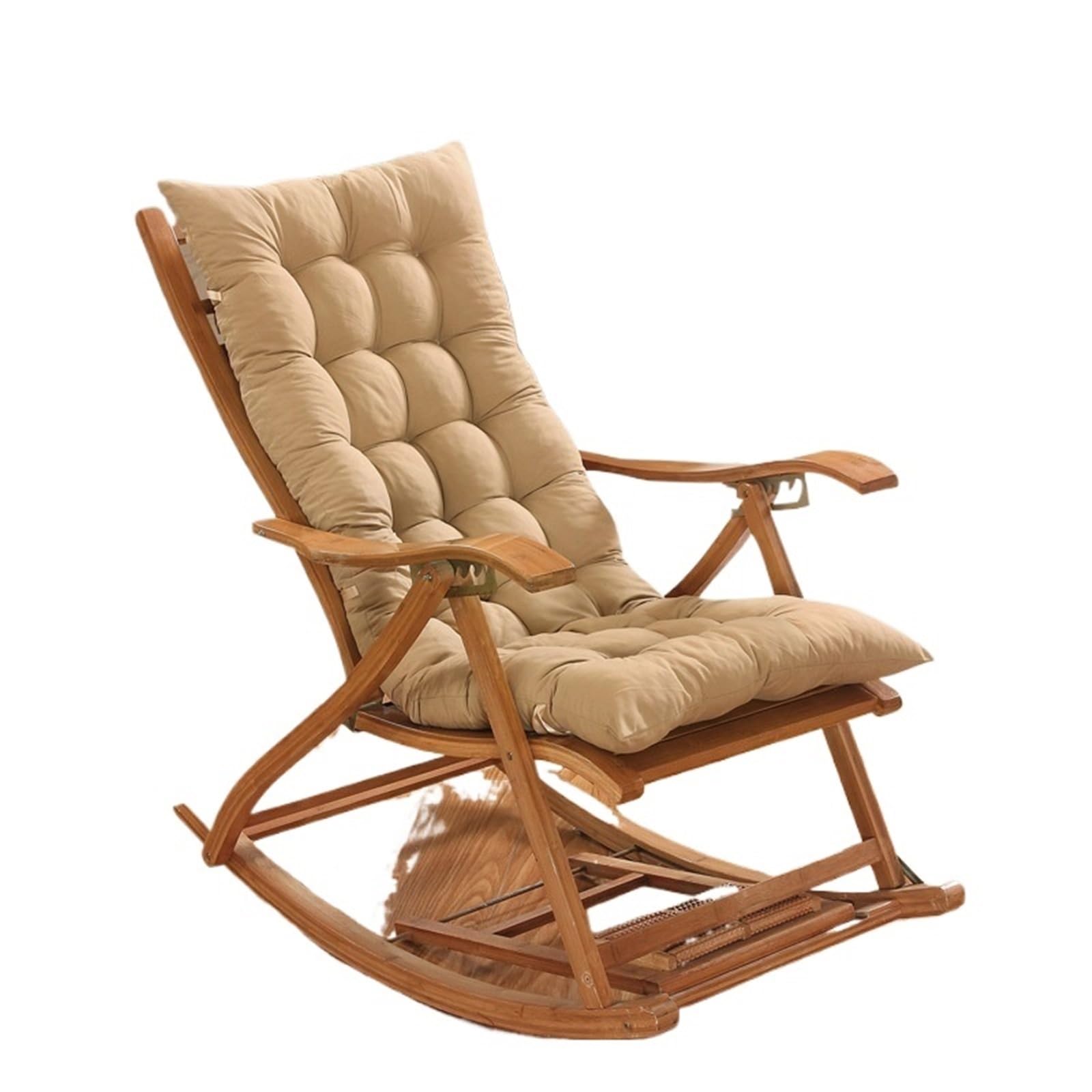 Chaise à bascule et coussin de banc épais quatre saisons 53cm