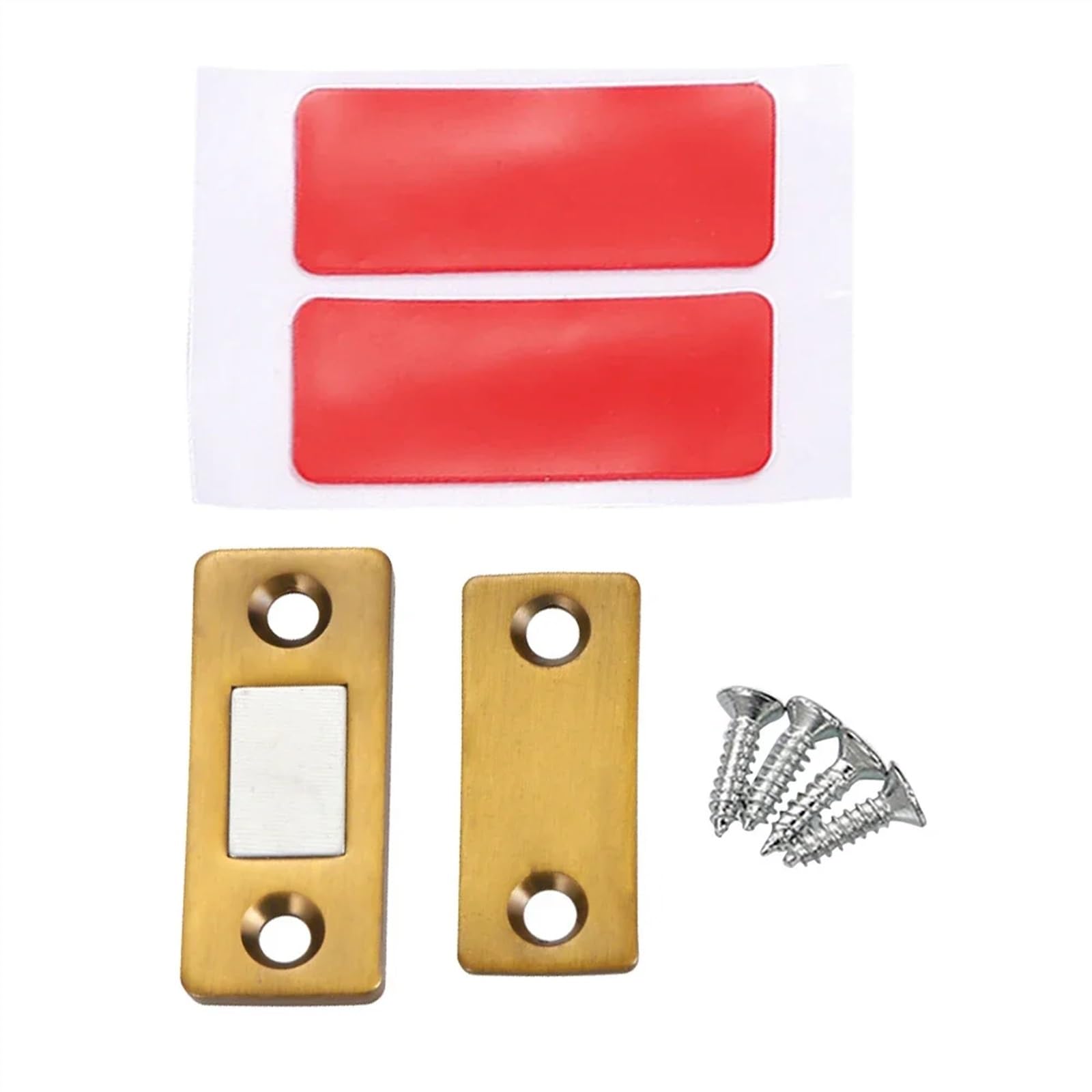 Fermeture de porte coulissante de placard de cuisine avec loquet magnétique jaune bronze