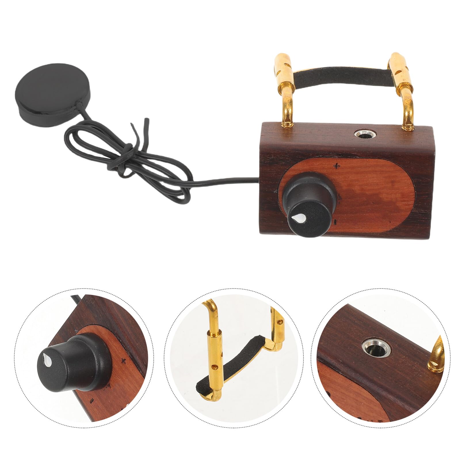PRETYZOOM Leichter Tonabnehmer für Violine und Metall mit Hoher Empfindlichkeit für Akustische Gitarre und Ukulele für Tourneen und Musikunterricht