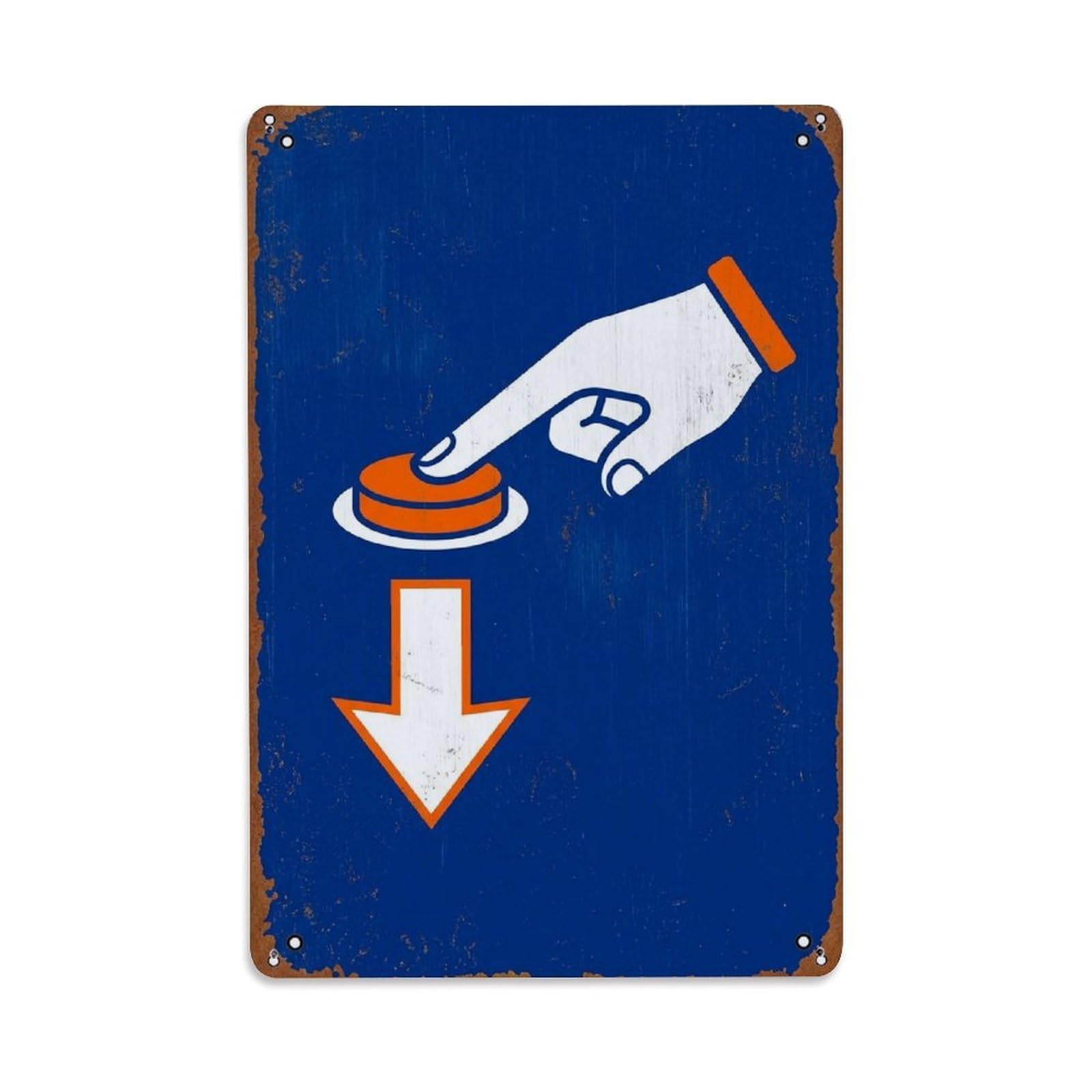 Flush After Use Bathroom Vintage Metal Tin Sign Plaque Wall Decor for Cafe, Club, Garden Metal Poster 8x12Inch