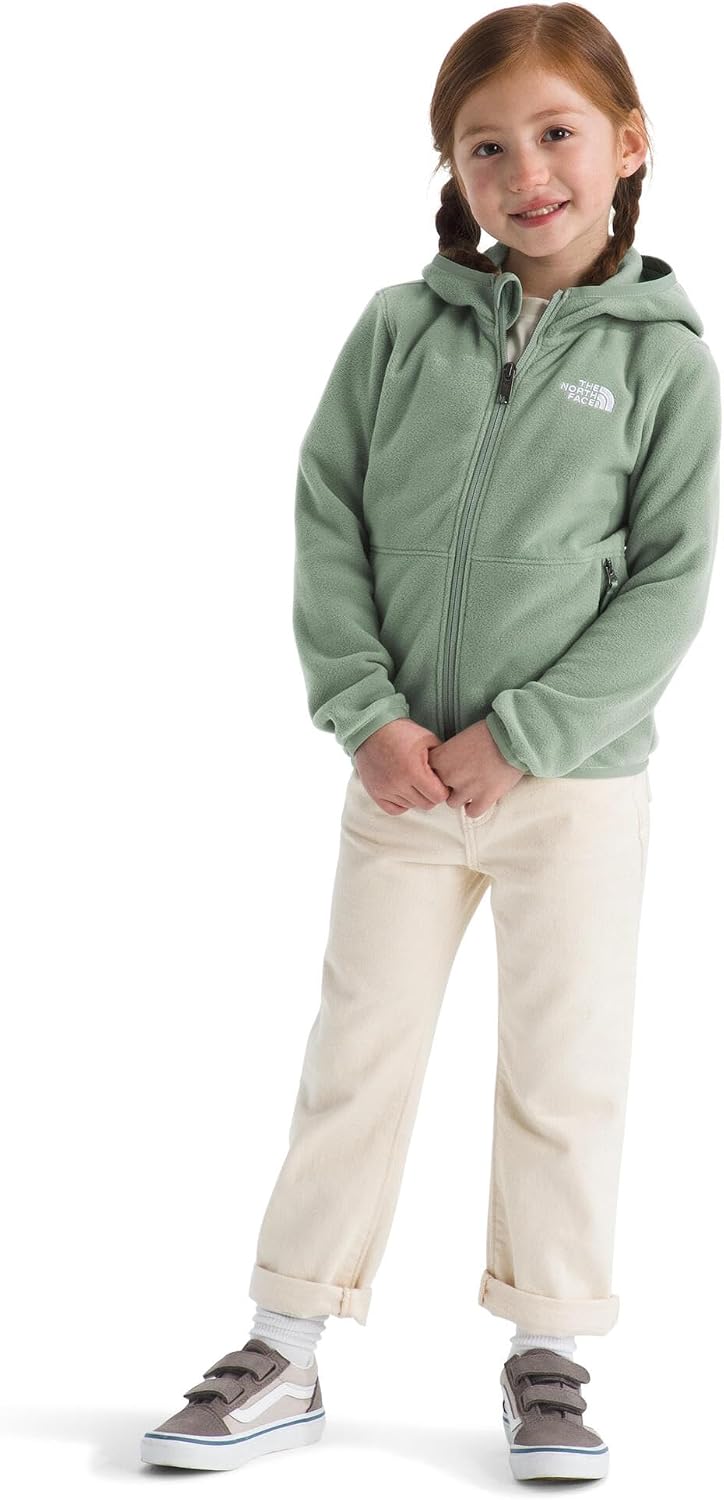THE NORTH FACE Kids' Glacier Lightweight Full Zip Hooded Jacket | Fleece Top With 3 Piece Hood, Secure-zip Hand Pockets