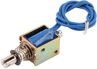 Aexit JF-0520B DC Controls & Indicators 24V 0.3A 4N Pull Push Type Open Frame Solenoids Solenoid Electromagnet