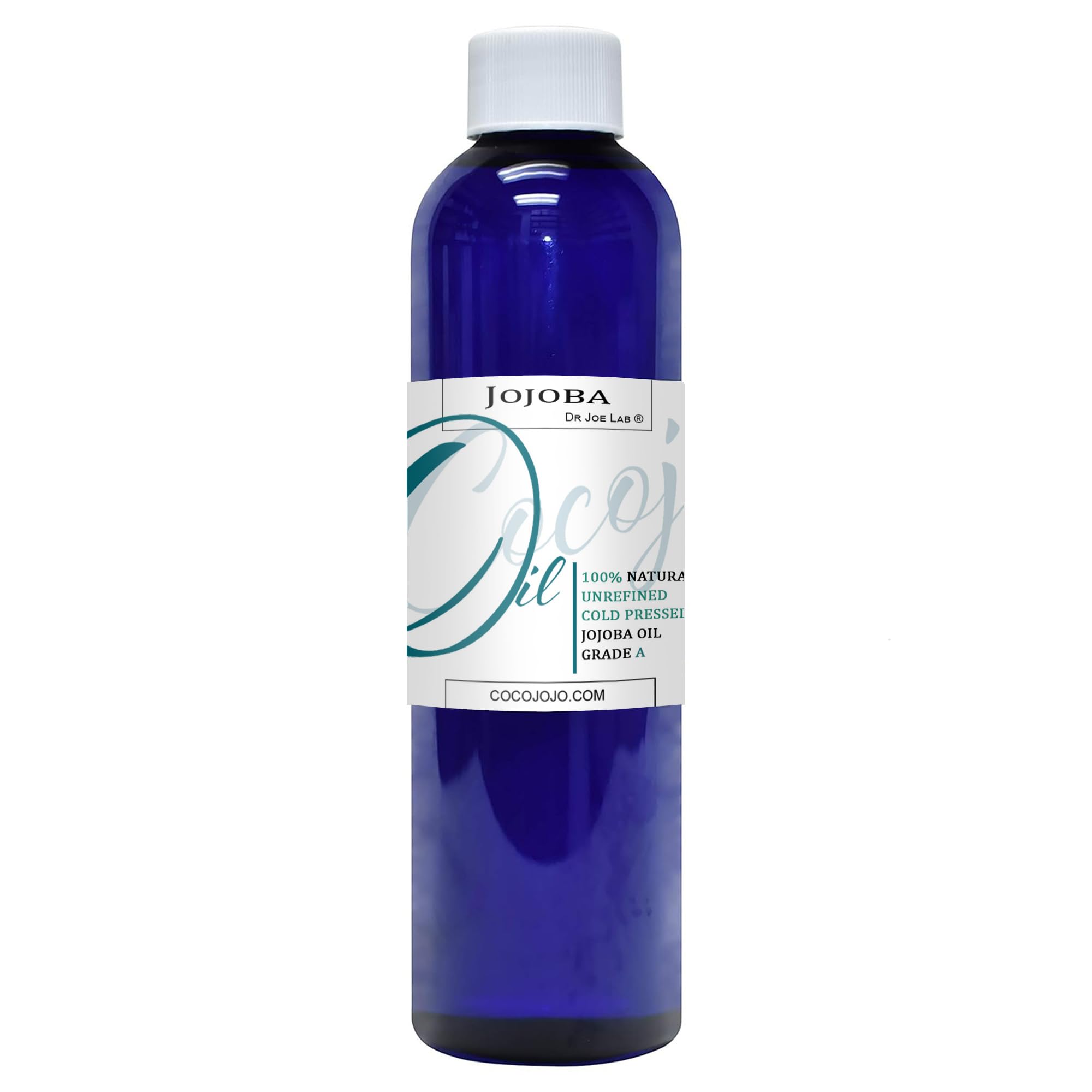 cocojojo Jojoba Oil Organic, Jojoba Oil for Hair Growth, Jojoba Oil for Skin, Jojoba Oil for Face, 100% Pure Natural, Cold Pressed, Deep Moisturizing Anti-Aging, Essential Oils - 4 Fl Oz