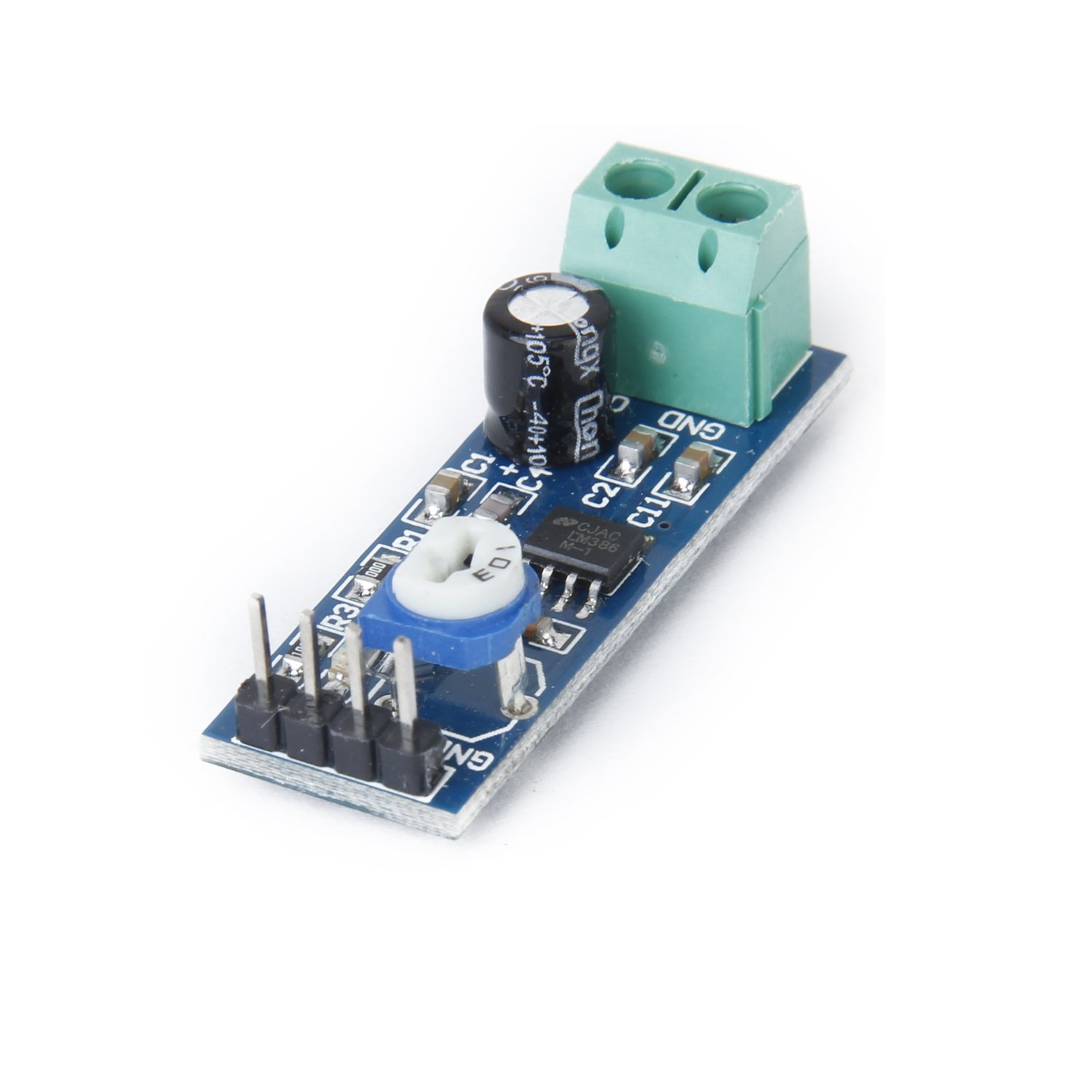 xcluma Lm386 Audio Amplifier 200 Times 5V-12V Input 10K Adjustable Resist