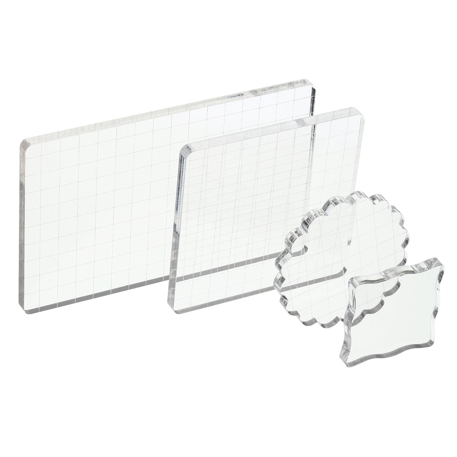 Bloc acrylique tampon PATIKIL pour éviter les ratés d'alignement en scrapbooking et DIY