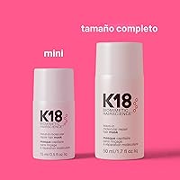 Vista 10 de K18 Mascarilla Molecular Capilar Sin Enjuague, Repara el Cabello Seco o Dañado, Revierte el Daño Capilar por Decoloración, Color, Servicios Químicos