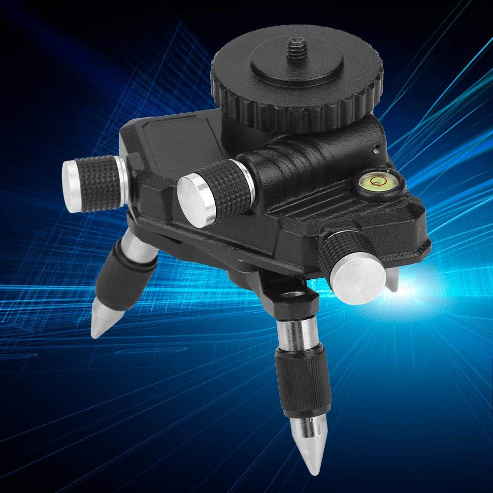 Treppiede Regolabile 360° Per Livella - In Lega Alluminio Con Filettatura 1/4" - Foto 2