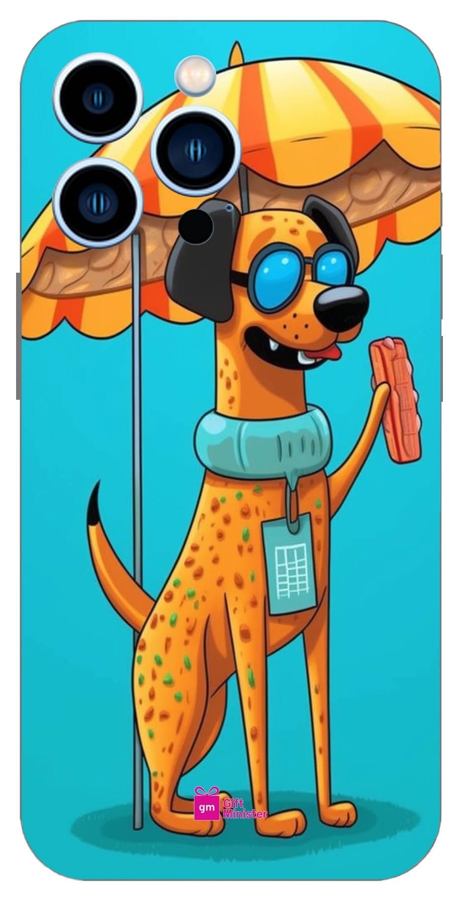 Soft Designer Mobile Case for Apple iPhone 13 Pro Back Cover Golden Rod - Hot Dog Carrying Umbrella Handle Graphic Orange Turquoise Handheld Textheavy Iso Cheese Clear 1Pcs 17012