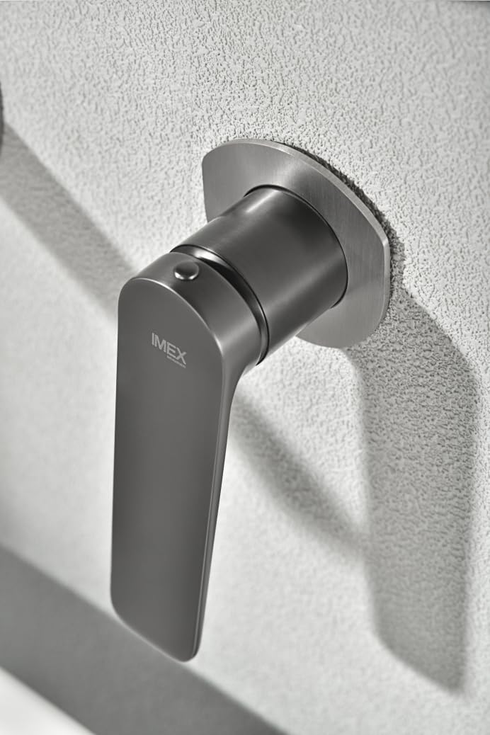 IMEX GLN047/BGM NÁPOLES Monomando Empotrado Lavabo Black Gun Metal