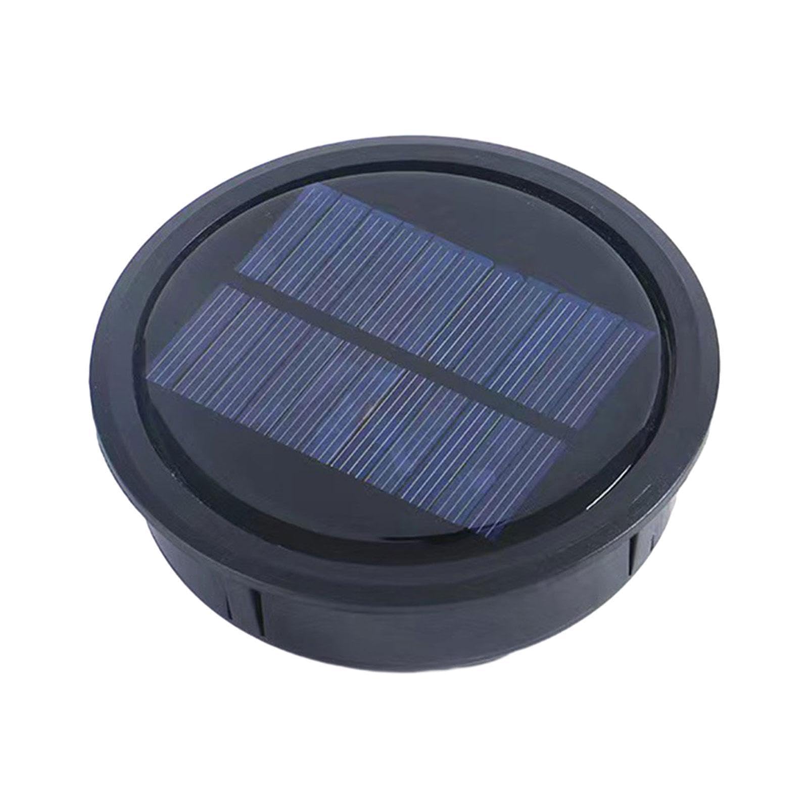 Solar Lantern Light Replacement Top, Solar Lights Replacement Top LED Solar Panel Lantern Lid Lights Bulb Replacement Part for Outdoor Hanging Lanterns Table Lights Garden Patio Deco, 7CM/10CM