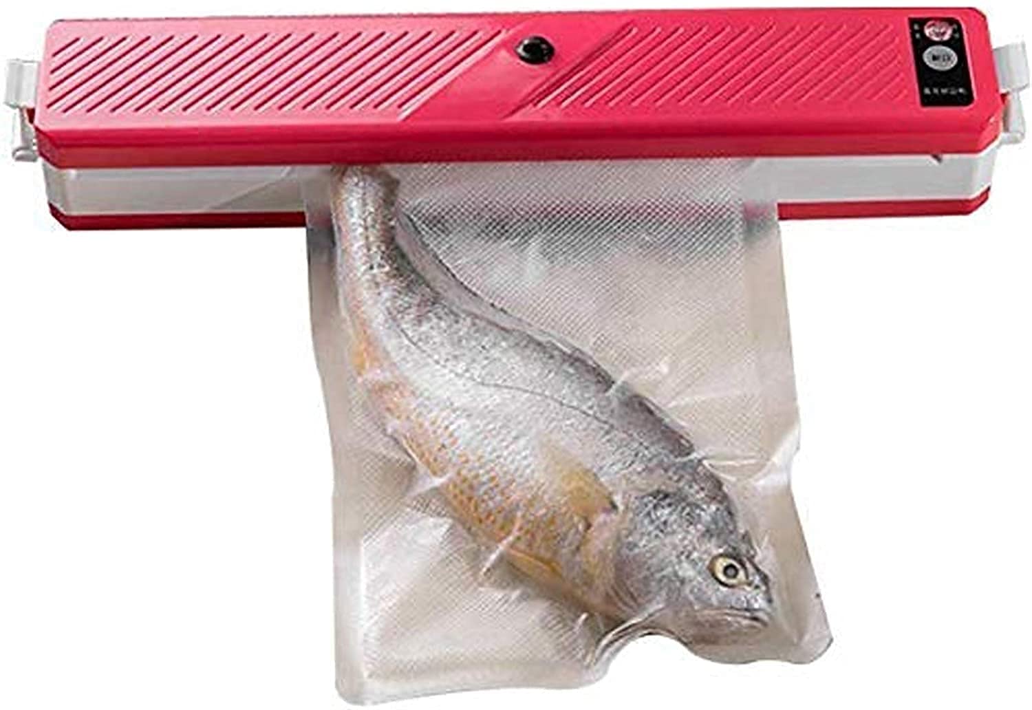 Sellador de Bolsas Selladora al Vacio Envasador al Vacío Sellador automático de alimentos para los ahorradores de alimentos | Fácil de limpiar en seco | Modos de alimentos húmedos | Diseño compac