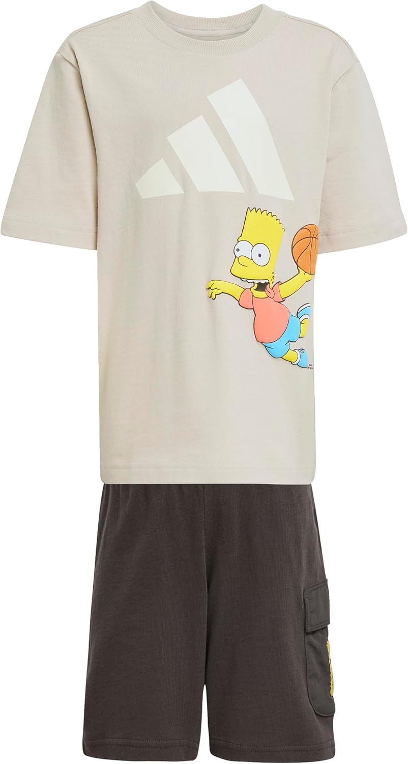 adidas Boys' The Simpsons T-Shirt Set - Image 3