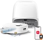 Roborock Qrevo Curv S5X Aspirateur robot et Mop, 18,500Pa Souction, conception zéro-tangling, FlexiArm Brosse latérale & Évitement d'obstacle intelligent, auto-lâche & Séchage, auto-empilage, parfait pour le tapis