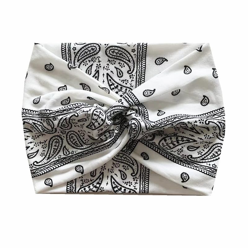 1pc Elegant Minimalist Print Hair Band - Polyester Sports Headband, Elastic Headband Hair Band for Yoga Outdoor Sports - Style 42