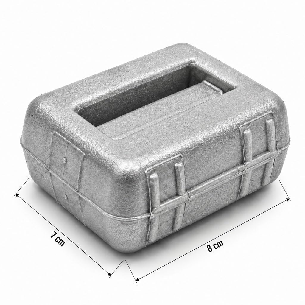 Plomo submarino plastificado de 1 kg – Lastre submarino para buceo, apnea y pesca en apnea, peso submarino ergonómico – Kit de plomo submarino de 1 a 6 kg fabricado en Italia