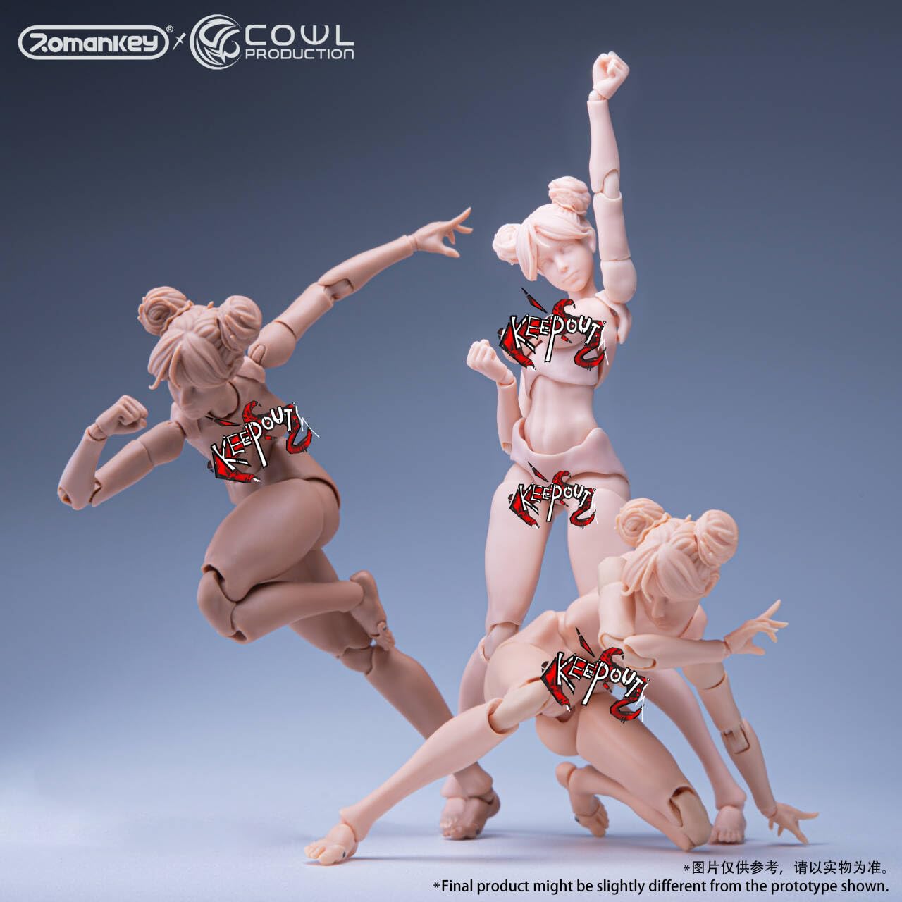 Amazon.co.jp: Romankey X COWL 1/12 フィギュア 女性 超可動 少女 素