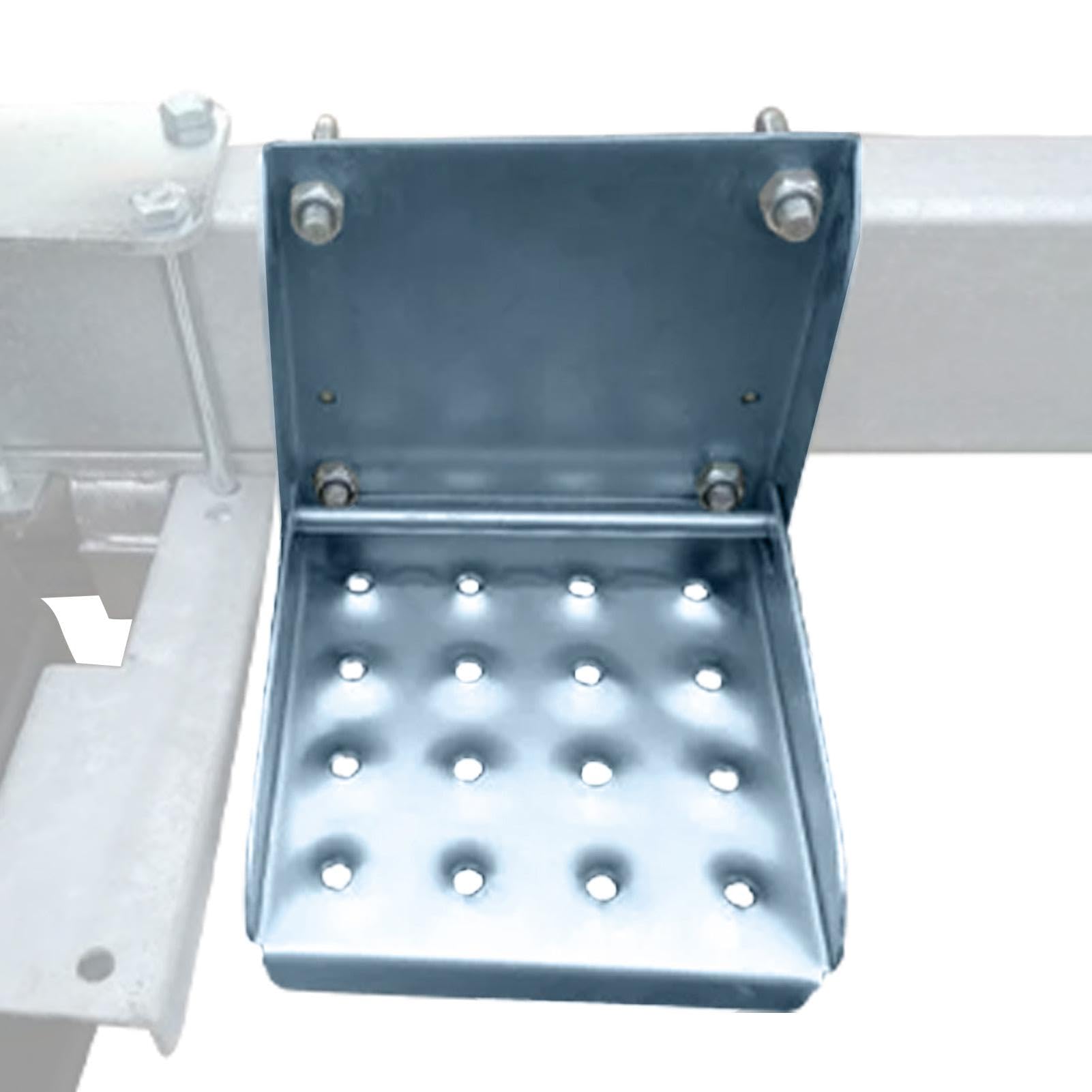 Scaletta Podio In Zincato - Per Rimorchi E Camion, Resistente Agli Agenti Atmosferici - Foto 3