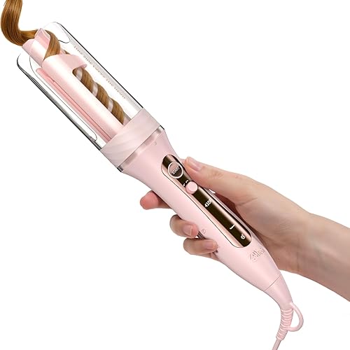 Bed Head Rough Volume Digital Hair Curling Wand — bottom and base construction detail