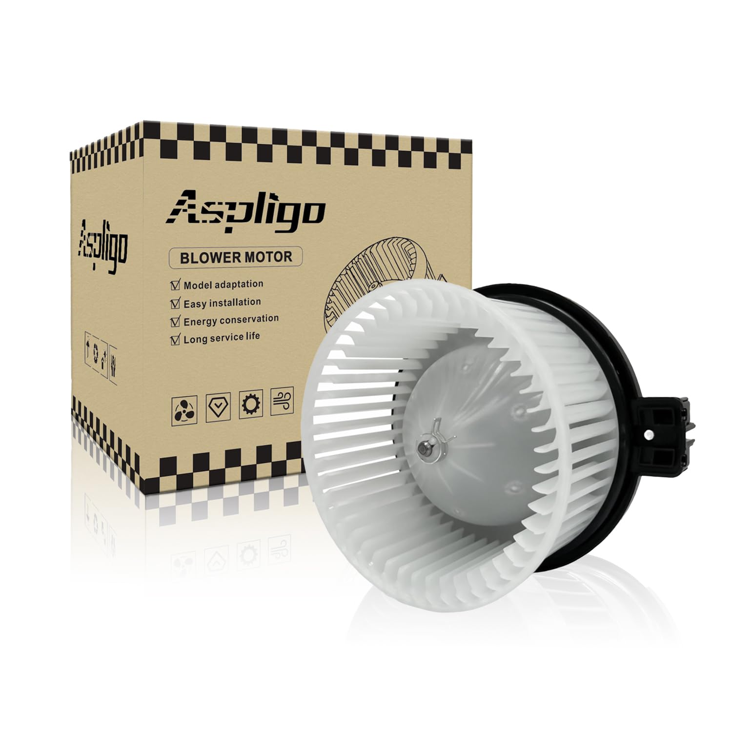 Aspligo AC Heater Blower Motor Fan Fit for Mazda 3 2014 2015 2016 2017 2018 CX-5 2013 2014 2015 2016 KD45-61-B10, GHP9-61-B10