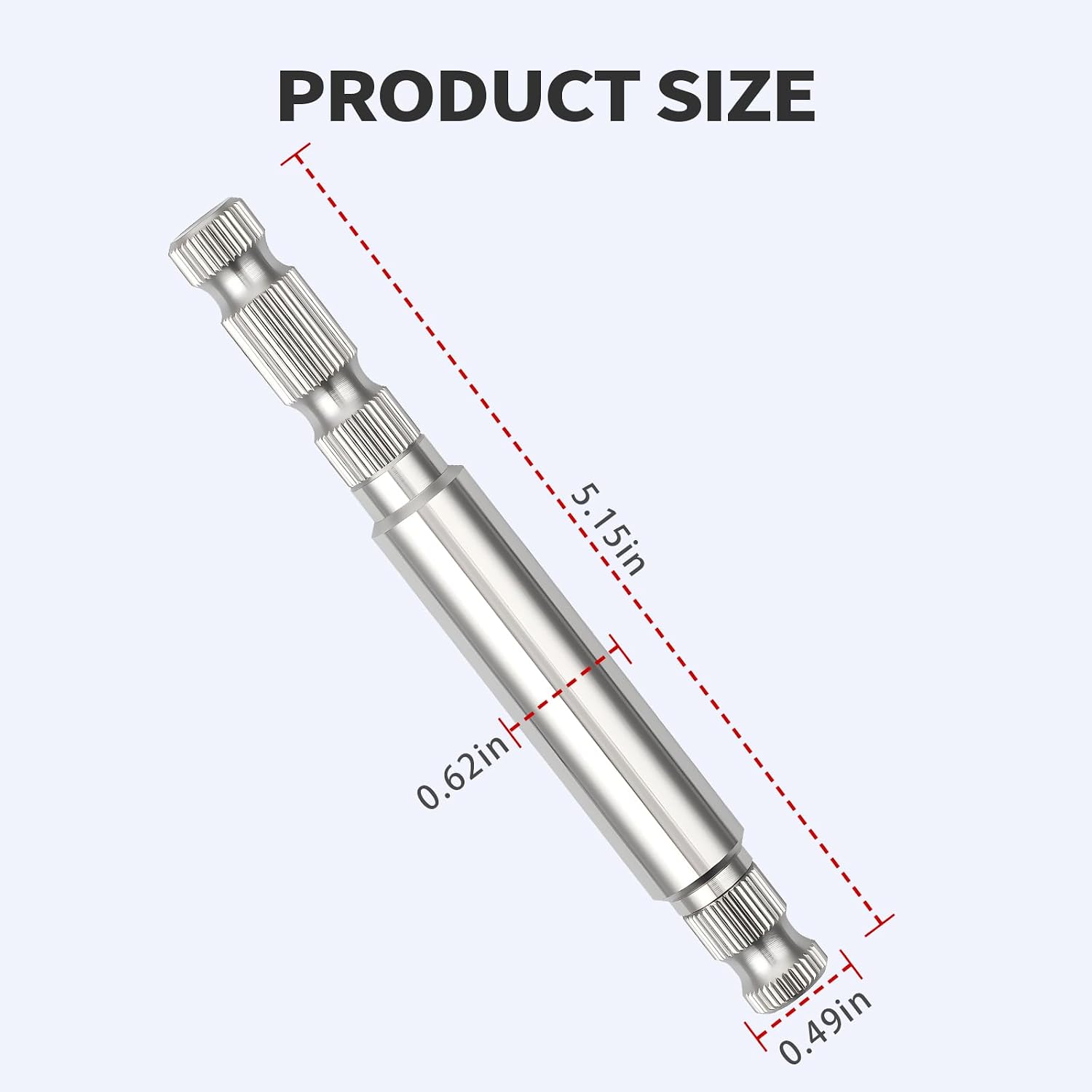 304 Stainless Steel Inner Shift Lever Shaft for Harley 1984-2016 Street Glide, Road Glide, Electra Glide, Road King, Tour Glide,Black,Replace for 33709-82A