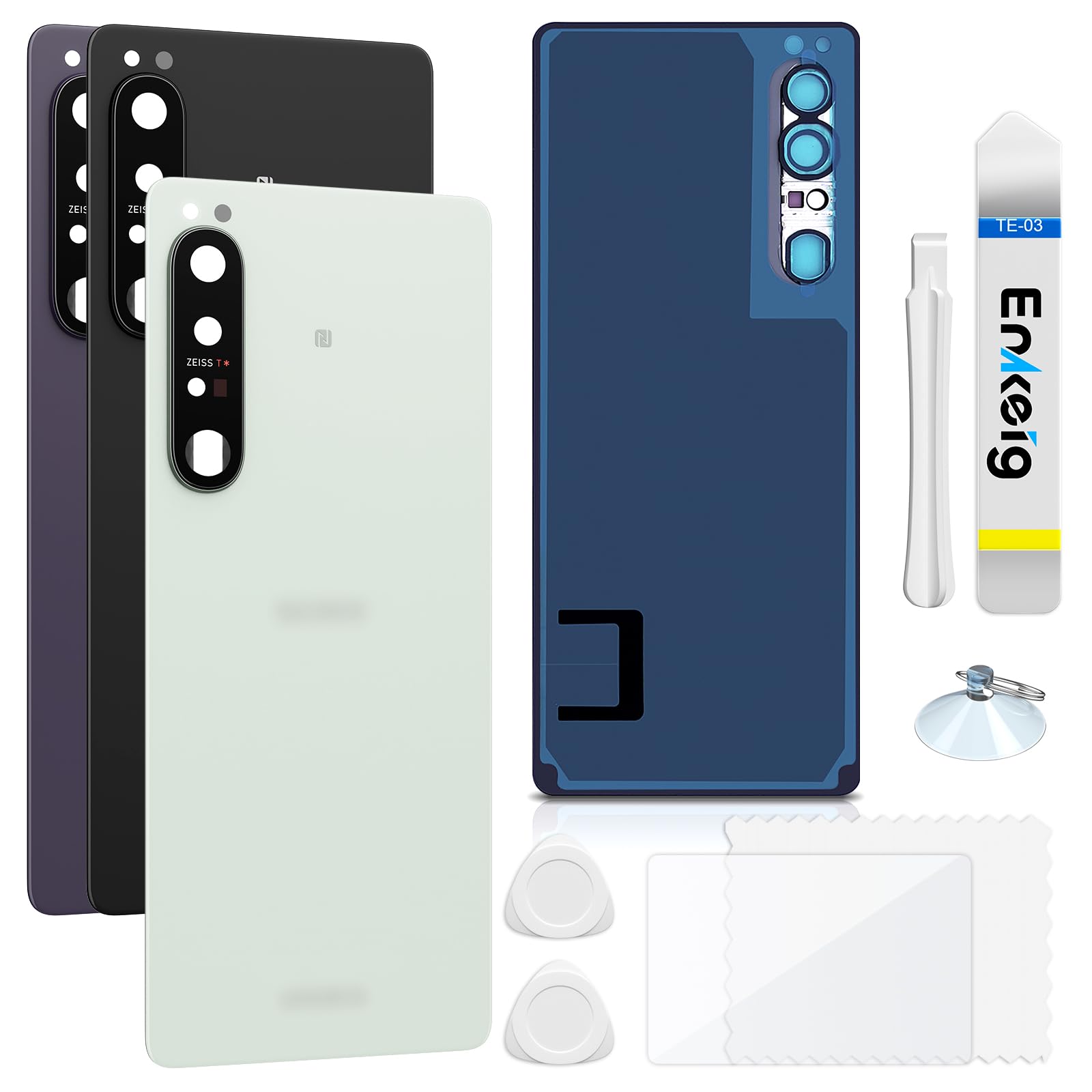 Backcover Glas für Sony Xperia 1 IV, Silber