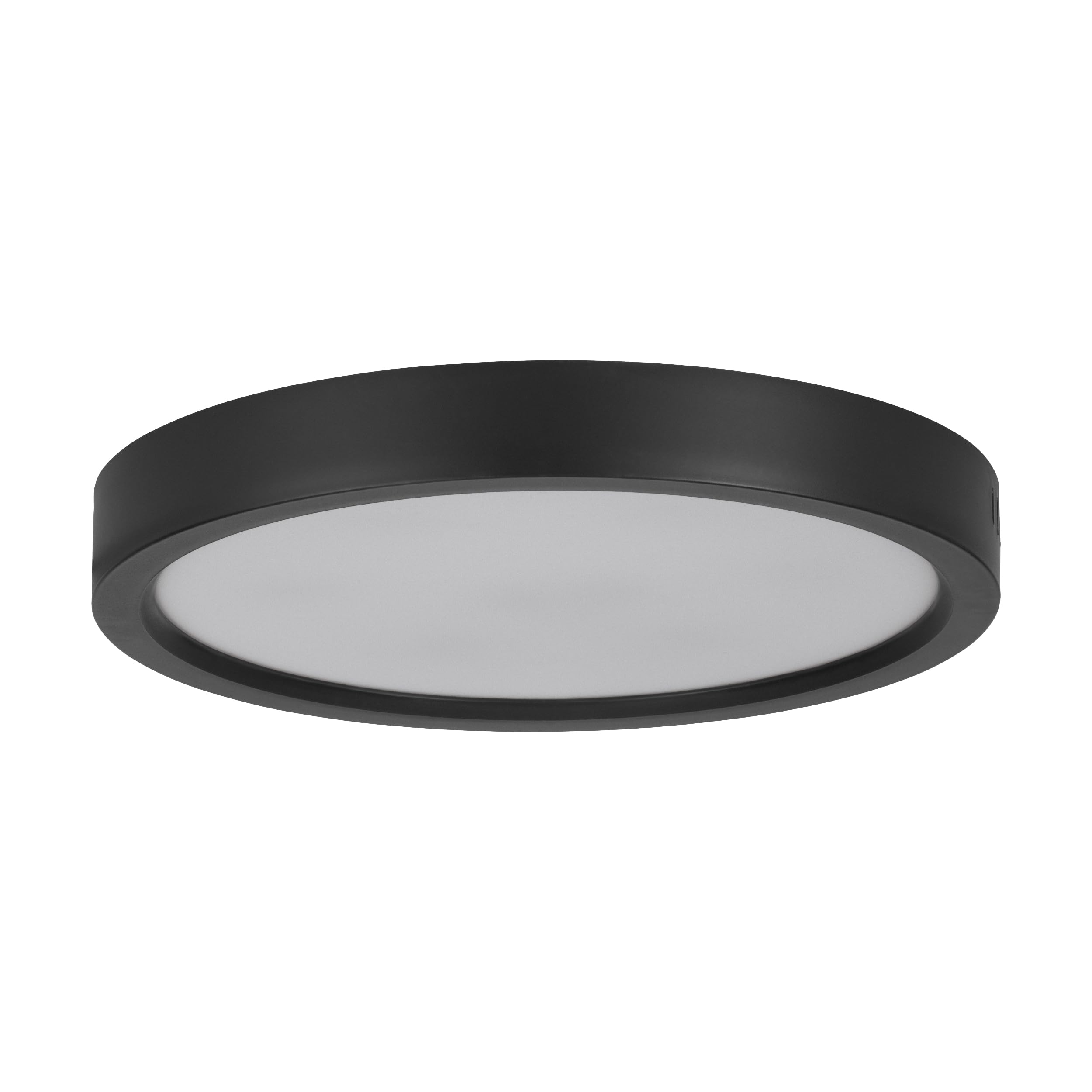 Eglo Basic Idun-E Led Ceiling Light 17W 2000Lm 4000K In Black Plastic