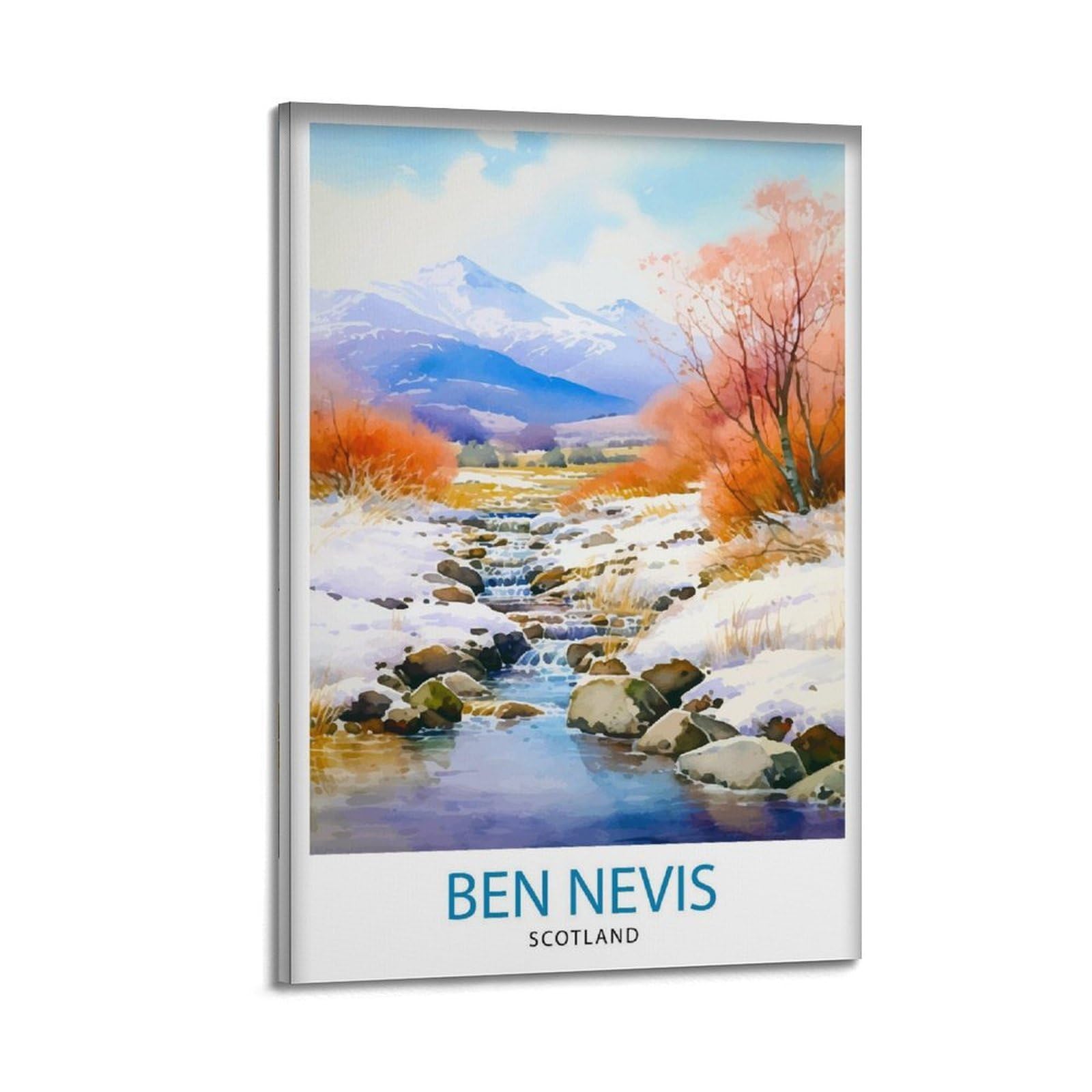 xiaoxiaoshen Ben Nevis Scottish Mountaint William Scotland Summit Highlands Landscape Work_8 Canvas Poster Wall Art Prints Room Aesthetic Murals Bedroom And Living Decorations 20x30inch(50x75cm)