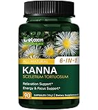 DetoxenNATURE Kanna Extract Capsules, Healthy Supplement for Relaxation Support, Energy & Focus Support. 90 Capsules